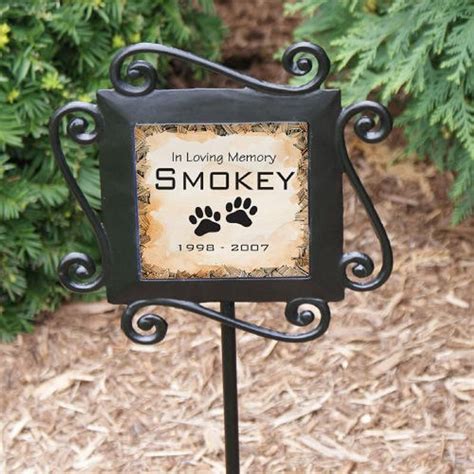 Personalized Pet Memorial Garden Stake Pet Memorial Grave Marker Pet