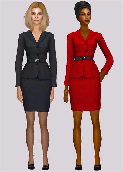 Vulrien Sims Sims Sims 4 Wedding Dress Lawyer Outfit