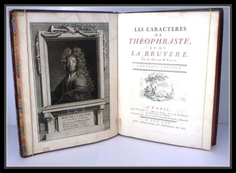 Jean De La Bruyère Les Caractères De Théophraste Et De Catawiki