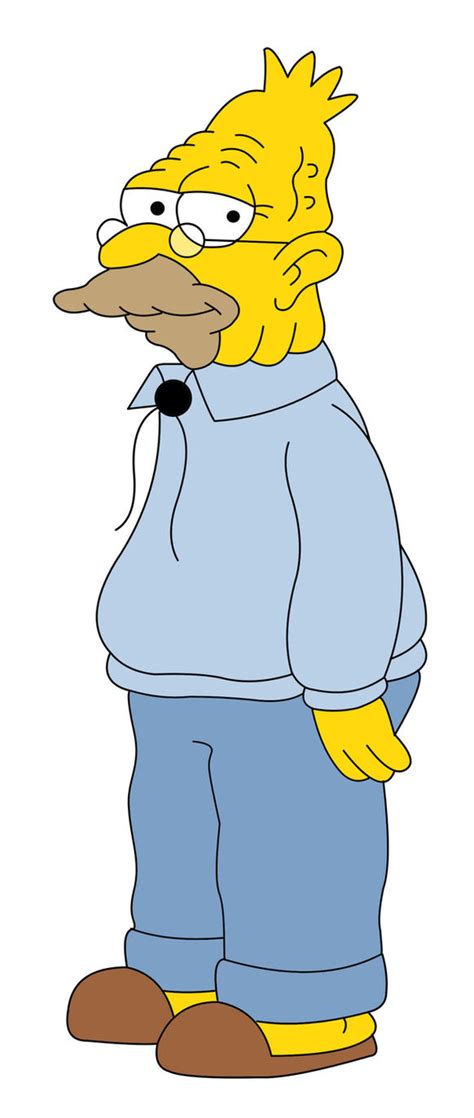 abe simpson the simpsons 2 by frasier and niles on deviantart