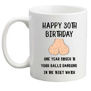 So along with the best birthday gifts, make sure what did the pirate say on his 80th birthday? 30th birthday mug, rude funny gift, balls, funny rude mug ...