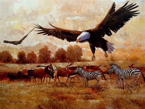 African Safari Paintings Painting Photos