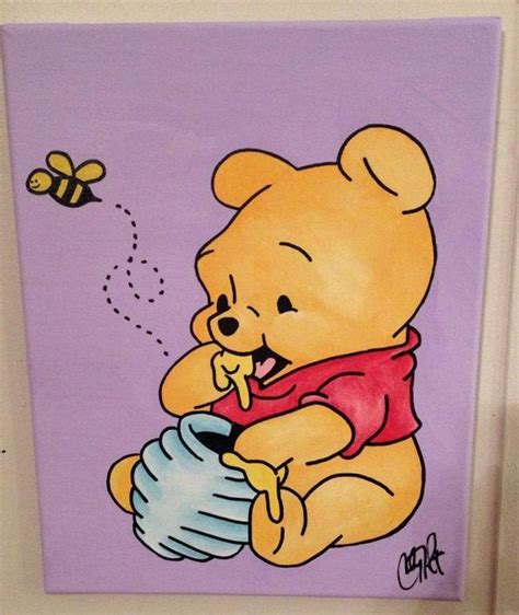 Winnie The Pooh Arylic On Canvas By Thewheelprespective On Etsy