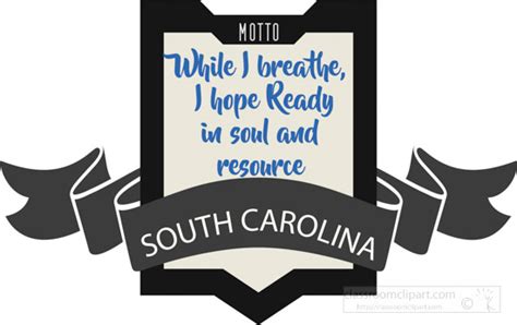 South Carolina State Clipart South Carolina State Motto