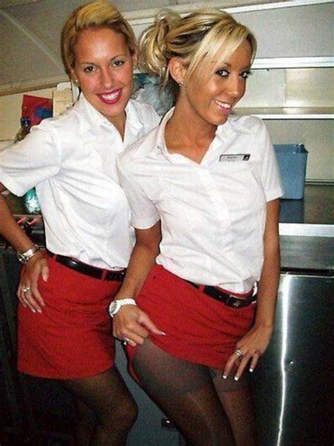 Hot Stewardesses Revealing A Bit Too Much Klykercom