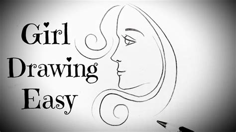How To Draw A Girl Easyside Face Viewdrawing Girl Face