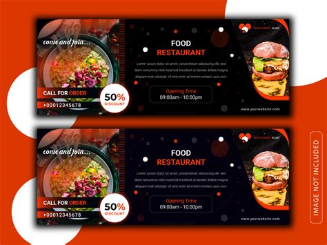 Food Restaurant Banner Design Template Uplabs