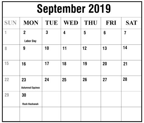 September Calendar Printables Printable Word Searches