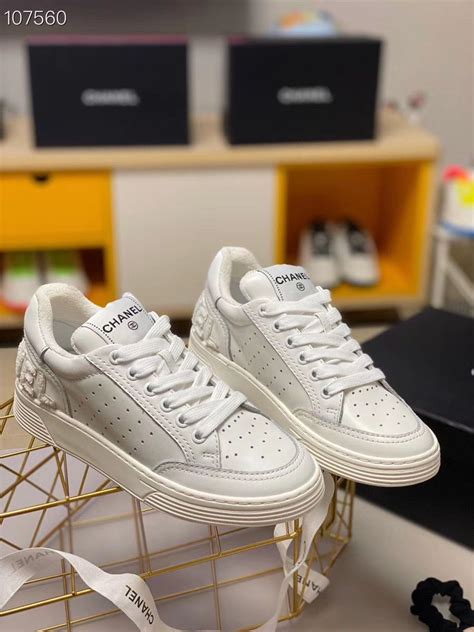 Never worn off white chanel sneakers with certificate of authenticity. Chanel woman color sneakers white leather shoes in 2020 ...