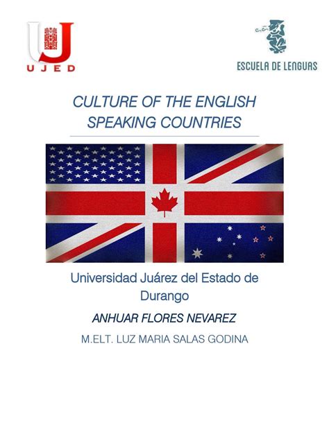 Calaméo Culture Of English Speaking Countries