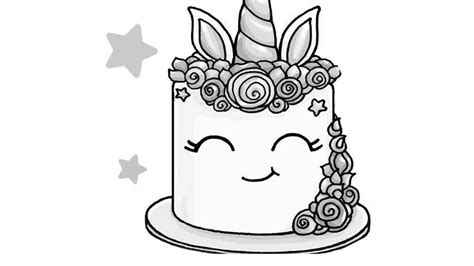 How to draw a unicorn cake easy learn colors for kids unicorn. Pin on Make Coloring Pages DIY