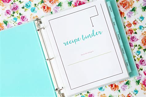 Best Home Tips And Tricks Free Printable Recipe Binder