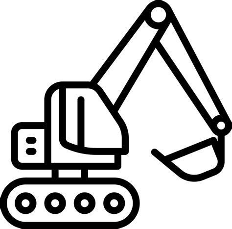 Excavator Svg Png Icon Free Download (#67111) - OnlineWebFonts.COM