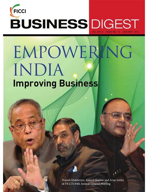 Empowering India Cover Story Business Digest Jan 2012