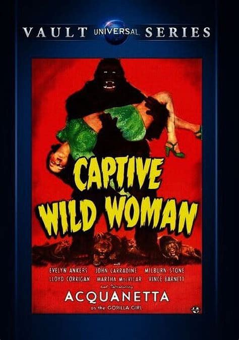 Captive Wild Woman Dvd Universal Horror
