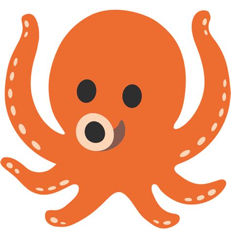 Octopus Emoji Clipart Free Download Transparent Png Creazilla