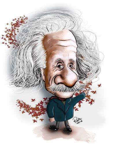 Albert Einstein Caricature Dunway Enterprises Learn To