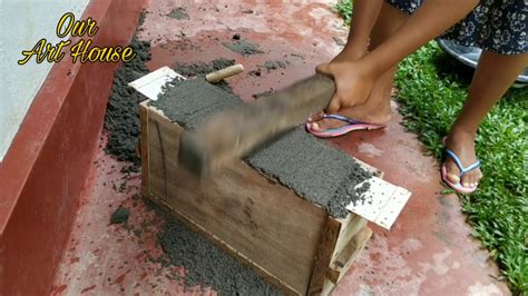 How to Make Cement Blocks at Home #construction #blocks - YouTube