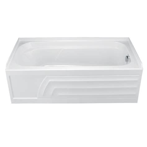 Our universal bath drain is designed to work with american standard tubs. American Standard Colony 5 ft. Acrylic Right-Hand Drain ...
