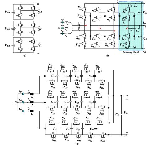 circuit schematics of multilevel converter for ac dc power stage a download scientific