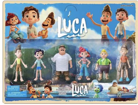 New 2021 Disney Luca Deluxe 6 Piece Figurine Play Set No Box Ebay