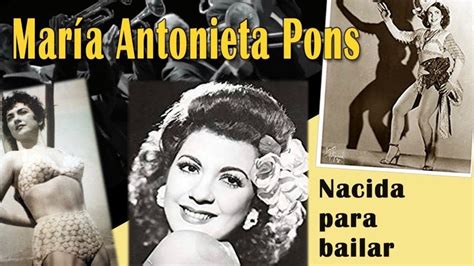 Mar A Antonieta Pons Nacida Para Bailar Cr Nicas De Paco Mac As