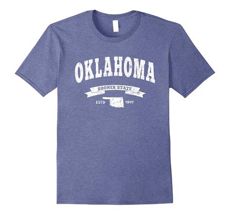 Vintage Oklahoma Shirt Distressed Tee Ok Sooner State Art Artvinatee