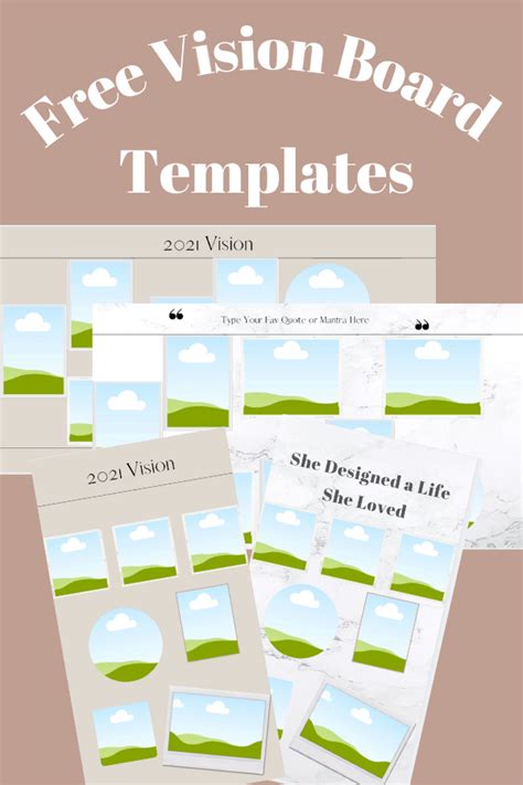 28 Vision Board Templates Smile And Happy