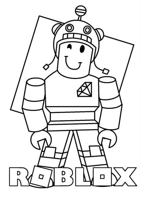 Roblox Coloring Characters Printable Sketch Coloring Page