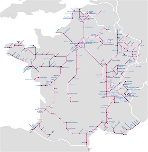 Tgv France Train Map Sexiz Pix