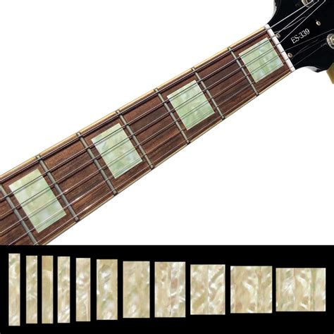 Les Paul Lp Style Block Fret Markers For Guitars Inlay Stickers Jockomo