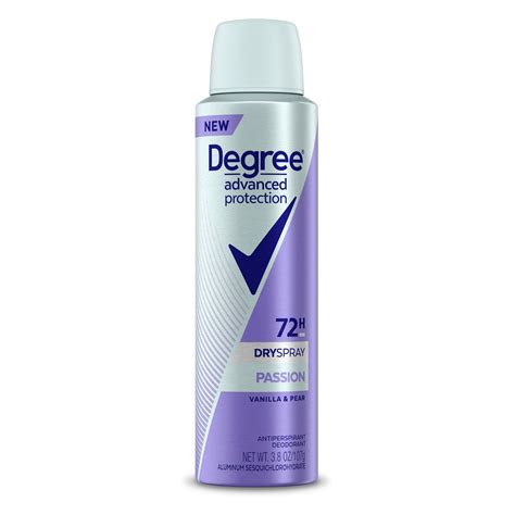 Degree Advanced Protection Antiperspirant Deodorant Spray Passion 38