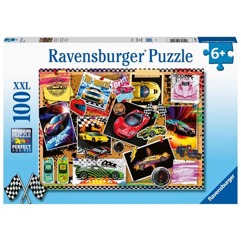 Ravensburger 100 Piece Puzzle Racing Cars 12899 Toys Shopgr