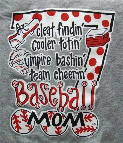 Southern Chic Baseball Mom Quotes Baseball Humor Baseball Mom