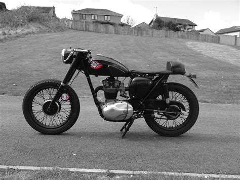 My Little Bsa C15 Cafe Racer Gone But Never Forgotten Bsa Motorcycle
