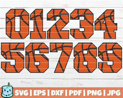 Sports Numbers Svg Bundle So Fontsy