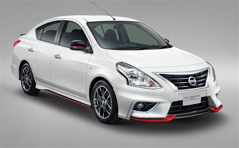 Nissan almera has got a displacement of about 1498 cc with four cylinders which are in a straight line and with dohc and compression ratio of 10.1. Nissan Almera EL CVT Nismo Aero Package 2016 ราคา 551,000 ...
