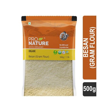 Pro Nature Organic Besan Gram Flour Price Buy Online At ₹120 In India