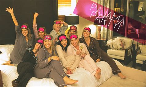 pajama party for the bachelorette chicago wedding blog