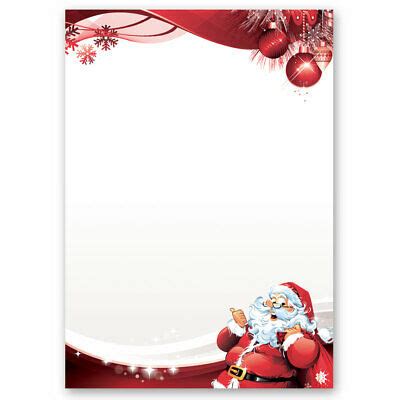 Die weihnachtszeit ist nicht nur durch die. Motiv-Briefpapier BRIEF AN DEN WEIHNACHTSMANN - DIN A4 ...