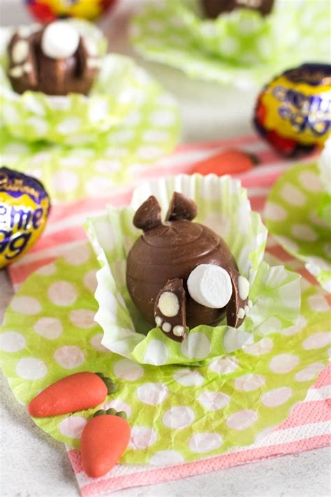 how to make creme egg bunny bums a seriously adorable easter treat cremeegg easterchocolate