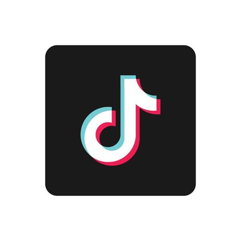 Tik Tok Black Icon Social Media Vector Tik Tok Logo 4432532 Vector