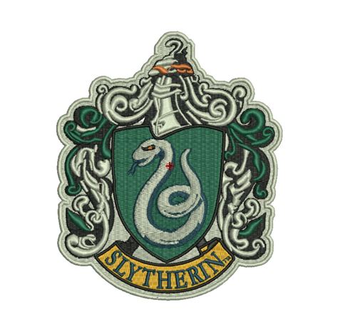 Harry Potter Machine Embroidery Slytherin Crest Designs File Etsy