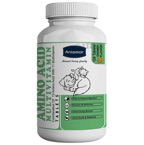 Aniamor Amino Acid Multivitamin Tablet Chicken Flavour Buy Bottle Of