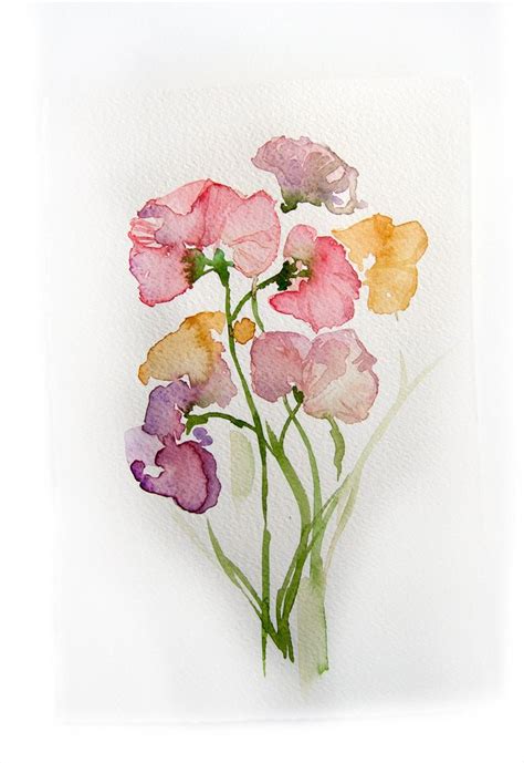 Zipper 8 Lighting Watercolor Flower Art Watercolor Flowers Paintings