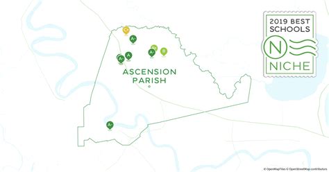 Ascension Parish School Zones Map