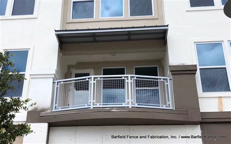Aluminum Balcony Railing Barfield Fence And Fabrication