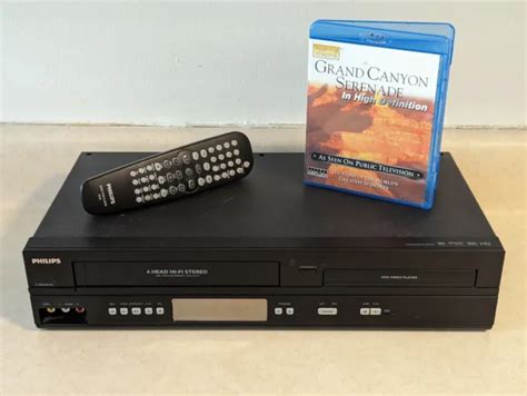 PHILIPS DVD VCR Combo Player DVP VB F VHS Recorder With Remote