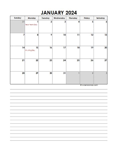 Excel Monthly Calendar Template Free Printable Templates Images