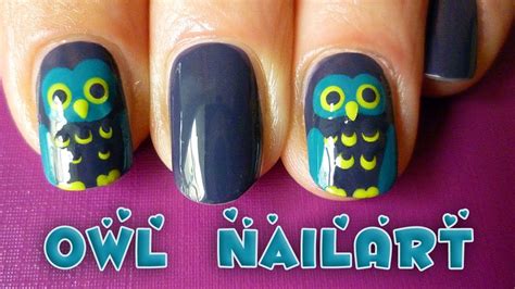easy owl nail art tutorial for fall/autumn or halloween ... These 17 eccentric owl designs soar with high style!